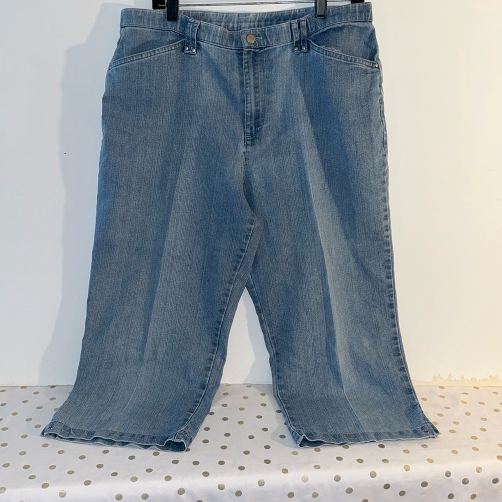 Pappagallo Denim Jean Capri Jeans Pants Sz 12